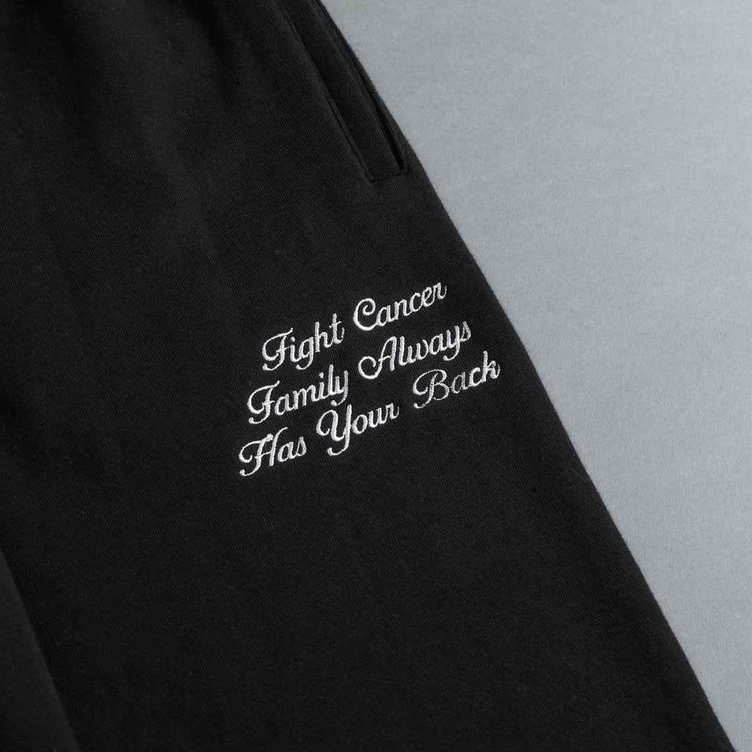Always Have Your Back She Post Lounge Sweats in Black/Black