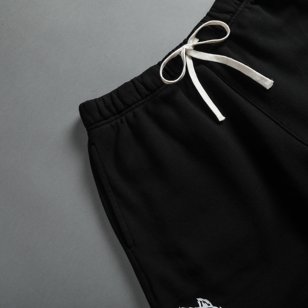 Respect Us V3 Post Lounge Sweat Shorts in Black