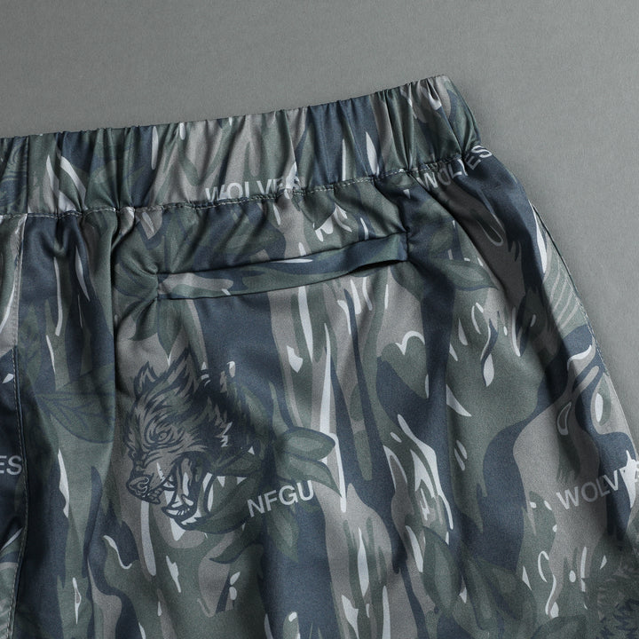 Wolves Arch V2 Compression Shorts in Norse Camo