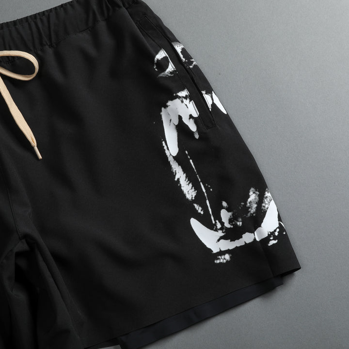 Blood Thirsty Compression Shorts in Black