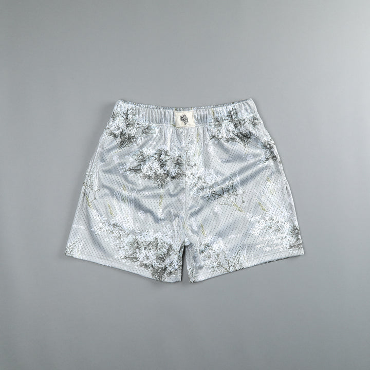 Chopper Patch Liam Mesh Shorts in Prairie Ghost Camo