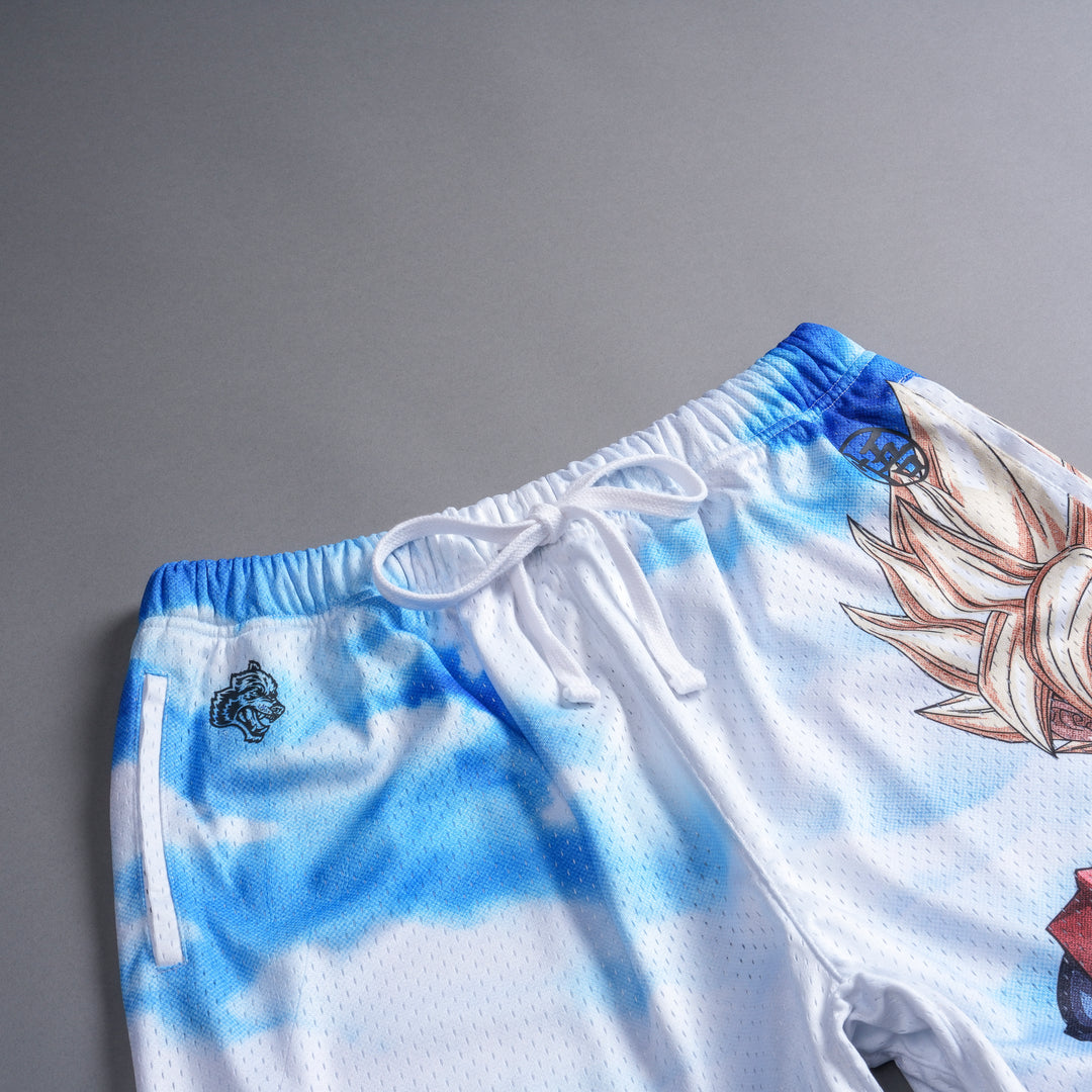 Goku Mesh Shorts in Cream