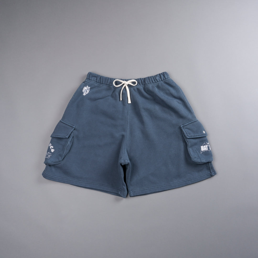 Chopper Batman Cornell Cargo Sweat Shorts in Gotham Blue
