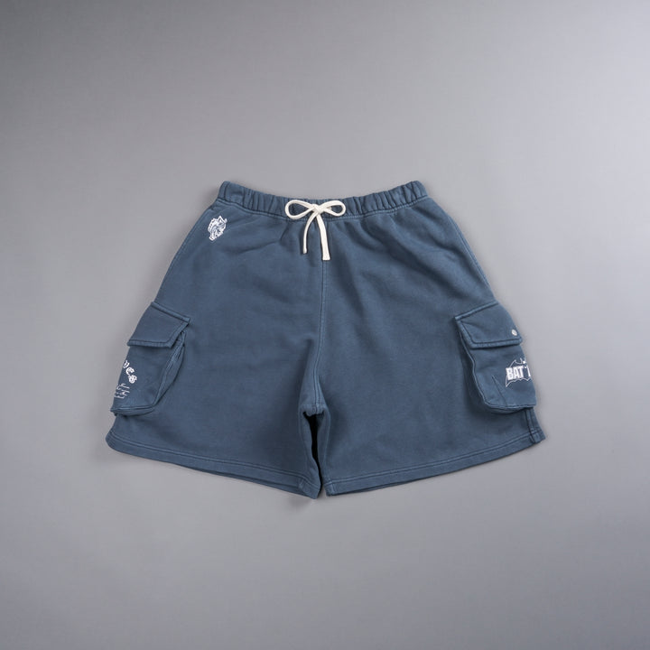 Chopper Batman Cornell Cargo Sweat Shorts in Gotham Blue