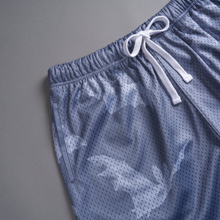 Darc Cave Mesh Shorts in Purple Stone