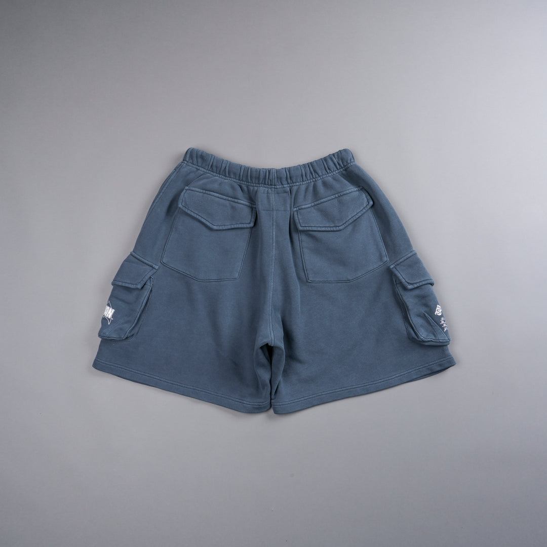 Chopper Batman Cornell Cargo Sweat Shorts in Gotham Blue