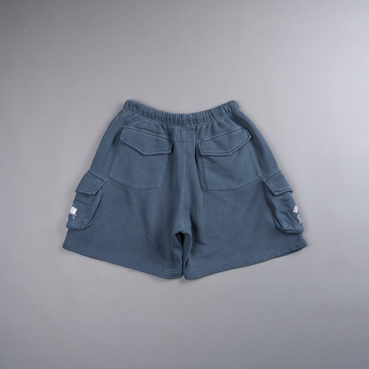 Chopper Batman Cornell Cargo Sweat Shorts in Gotham Blue