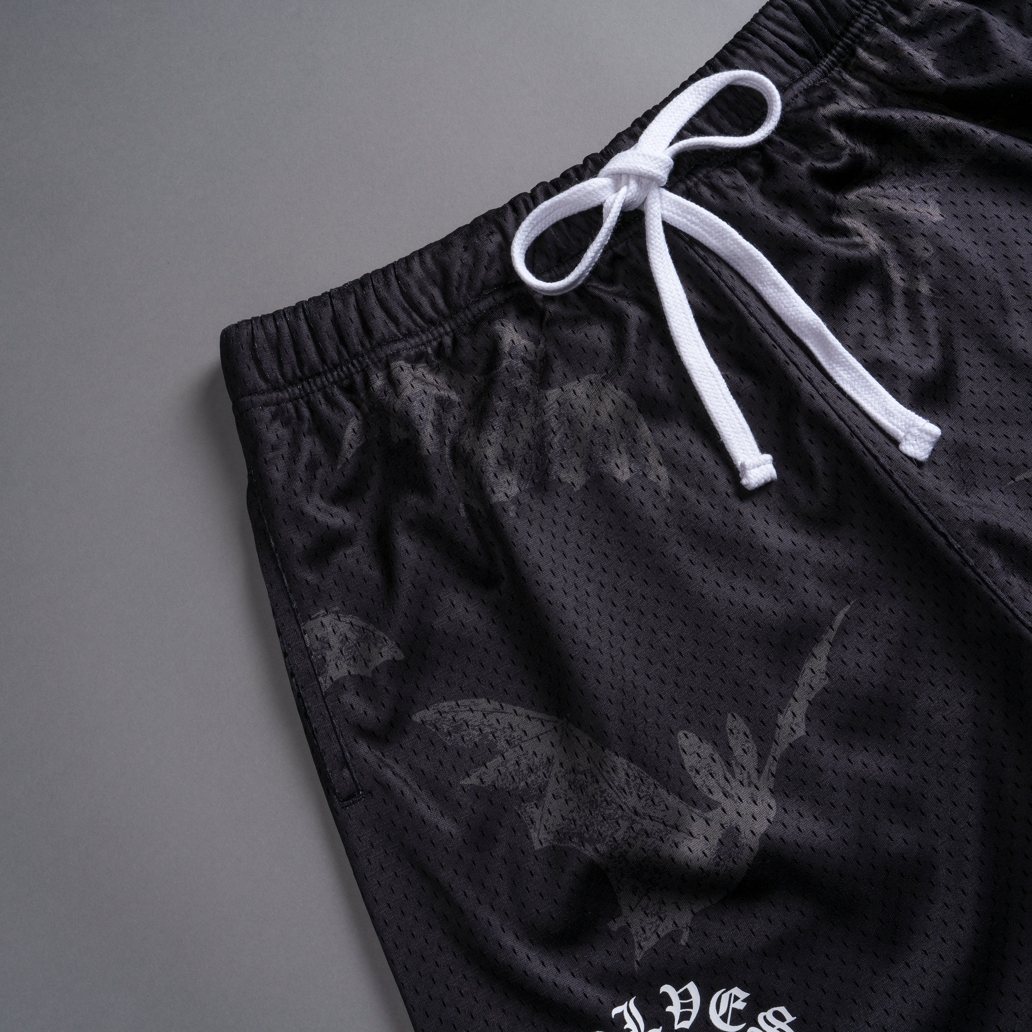 Darc Cave Mesh Shorts in Black