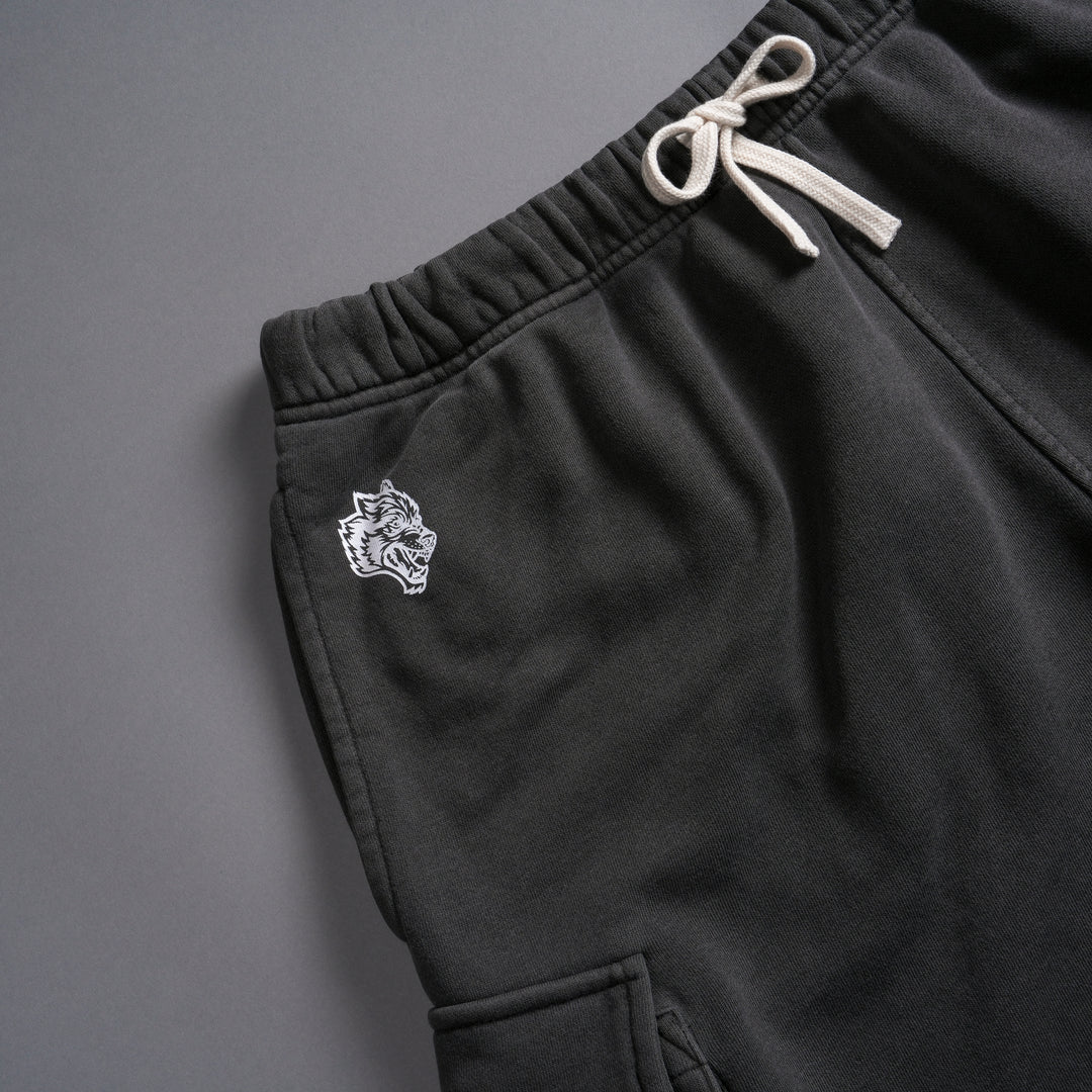 Chopper Batman Cornell Cargo Sweat Shorts in Wolf Gray