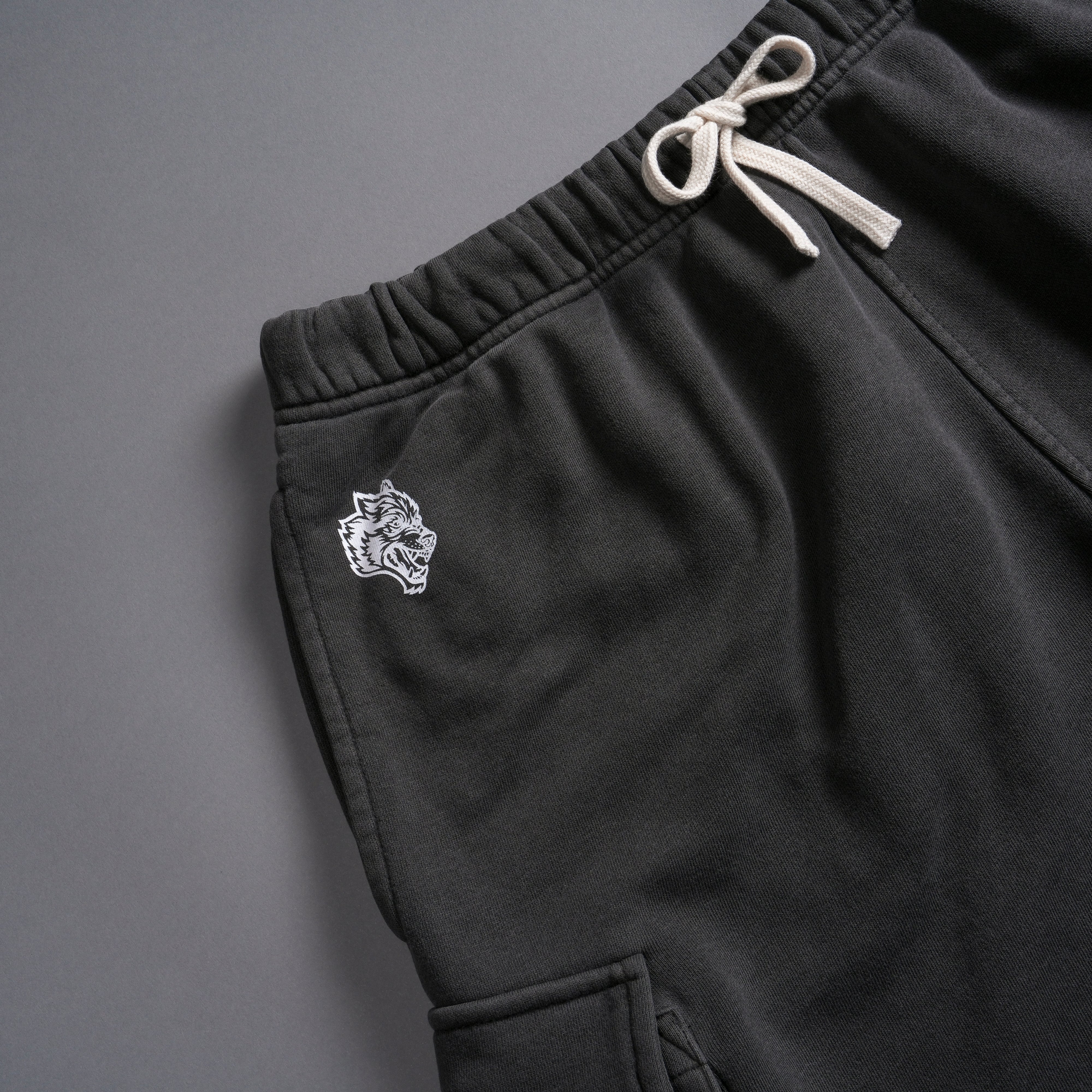 Chopper Batman Cornell Cargo Sweat Shorts in Wolf Gray