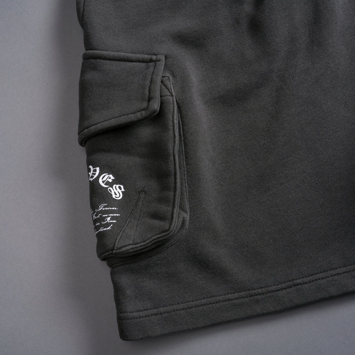Chopper Batman Cornell Cargo Sweat Shorts in Wolf Gray