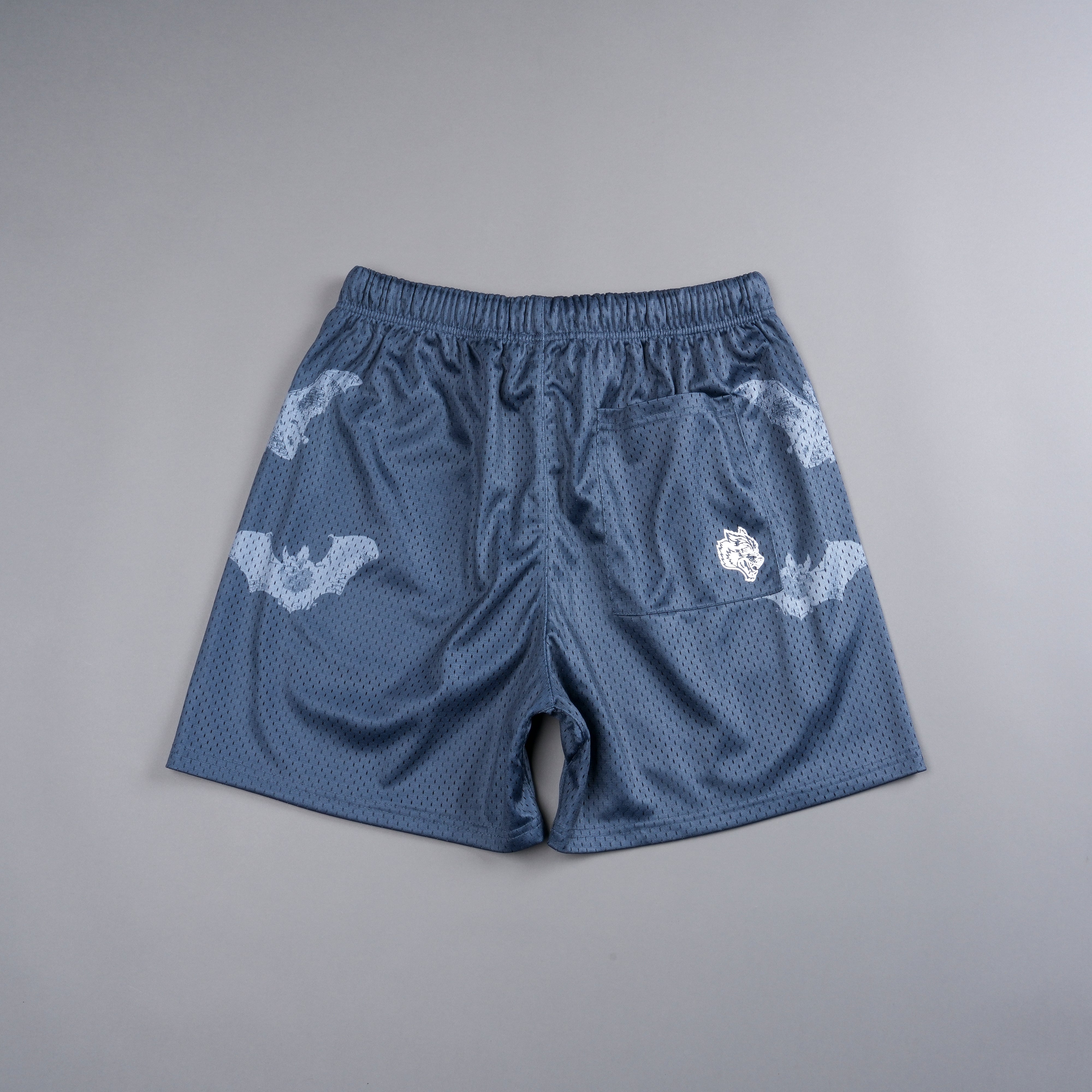 Darc Cave Mesh Shorts in Gotham Blue