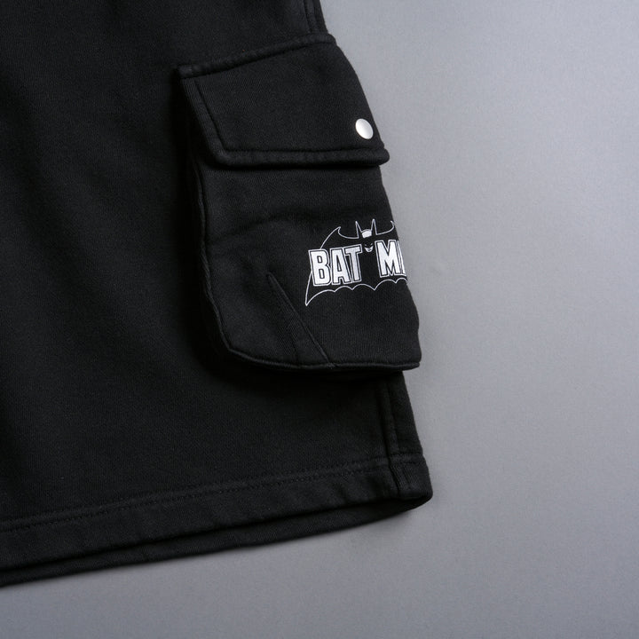 Chopper Batman Cornell Cargo Sweat Shorts in Black