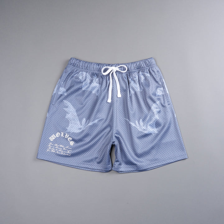 Darc Cave Mesh Shorts in Purple Stone