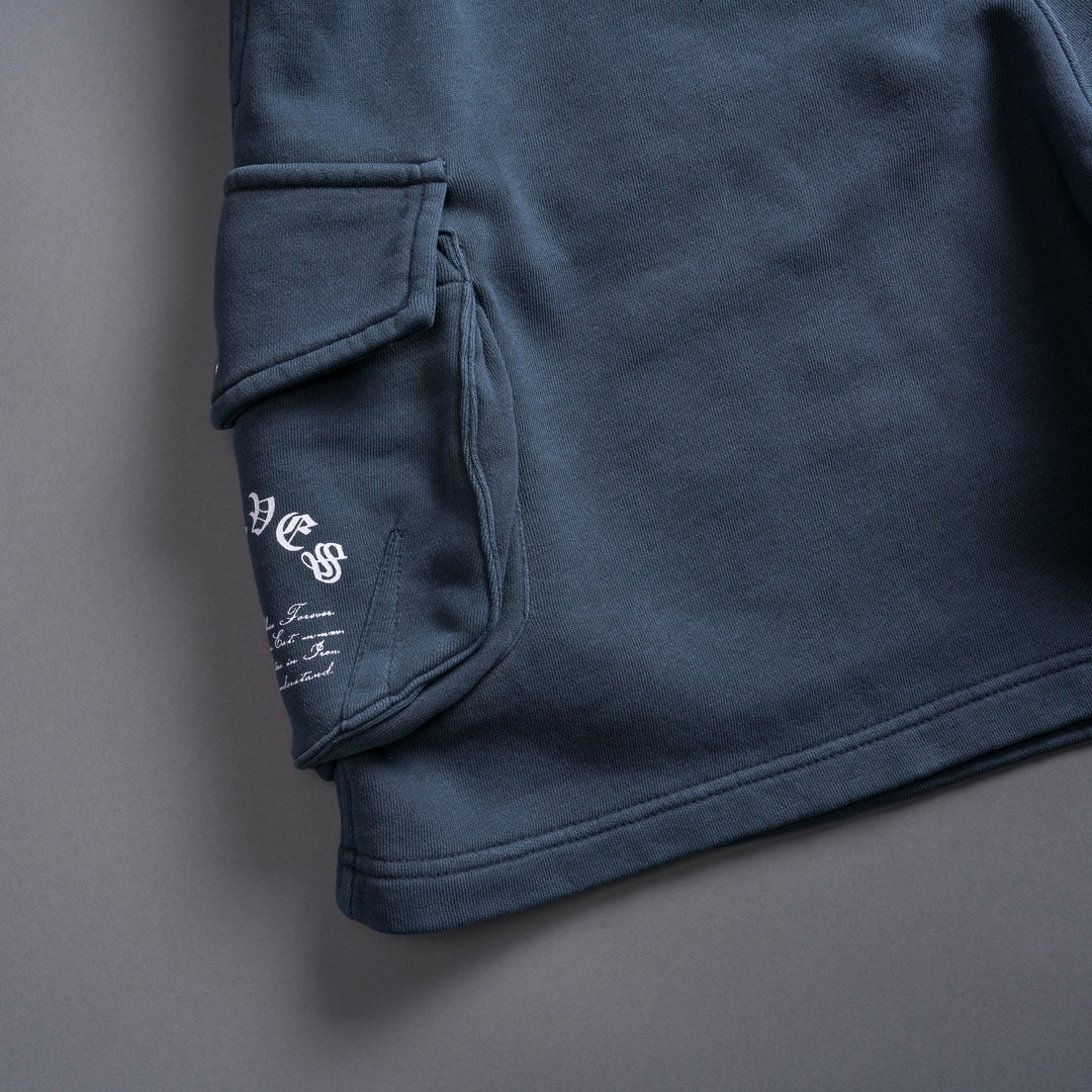 Chopper Batman Cornell Cargo Sweat Shorts in Gotham Blue