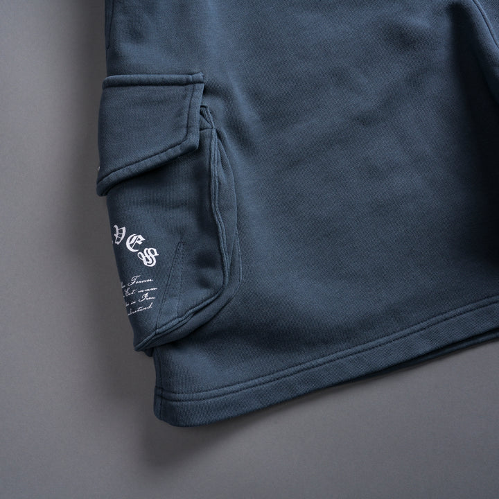 Chopper Batman Cornell Cargo Sweat Shorts in Gotham Blue