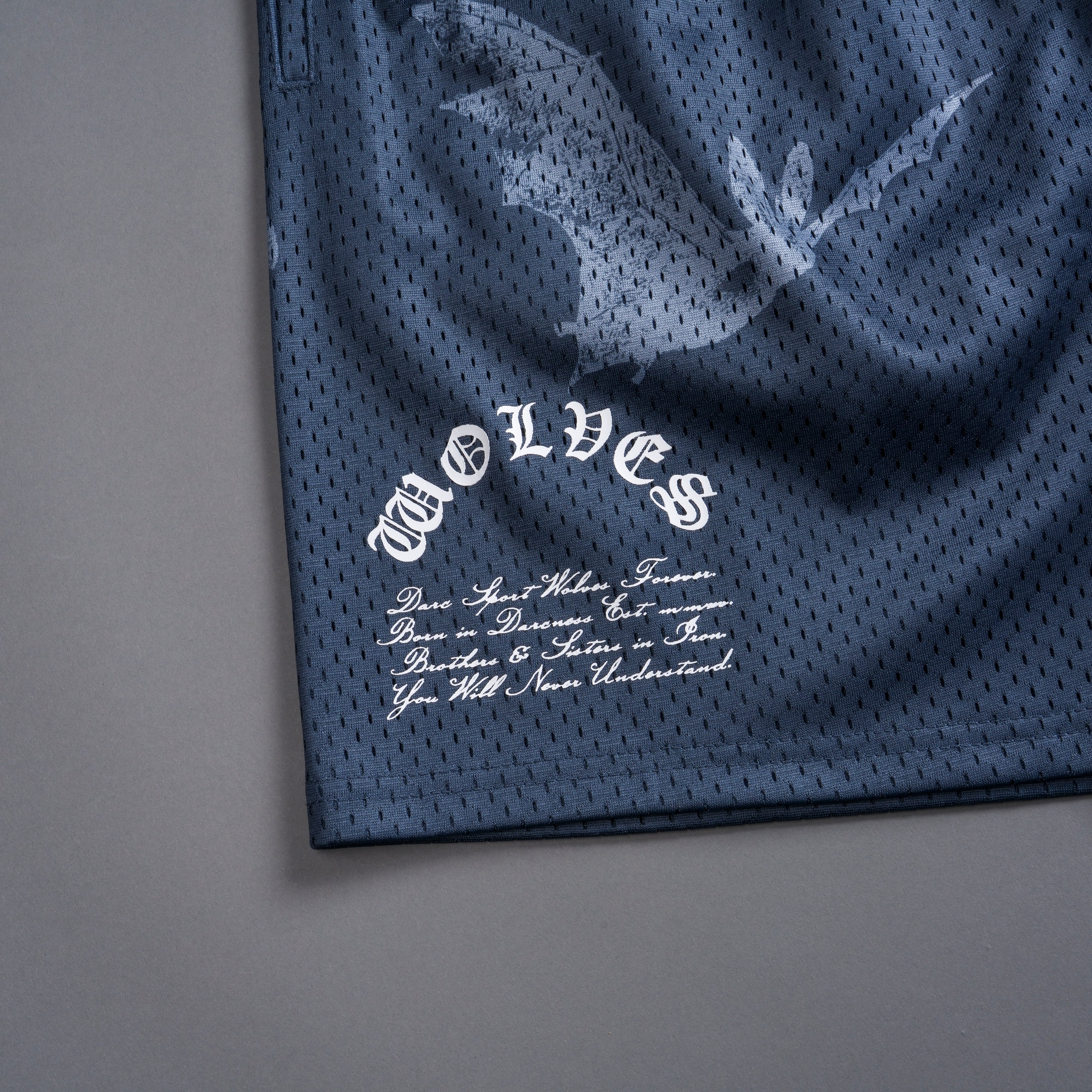 Darc Cave Mesh Shorts in Gotham Blue