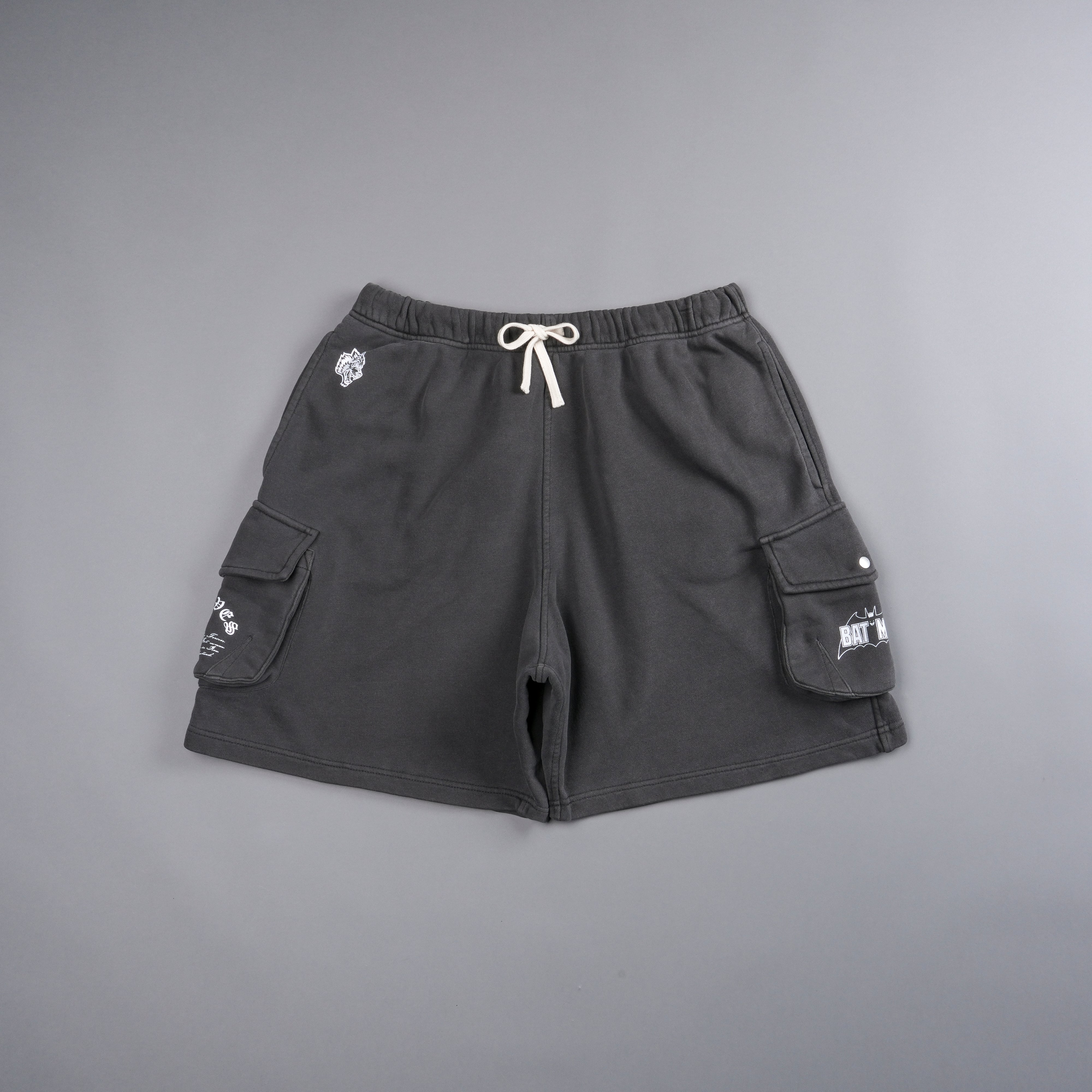 Chopper Batman Cornell Cargo Sweat Shorts in Wolf Gray
