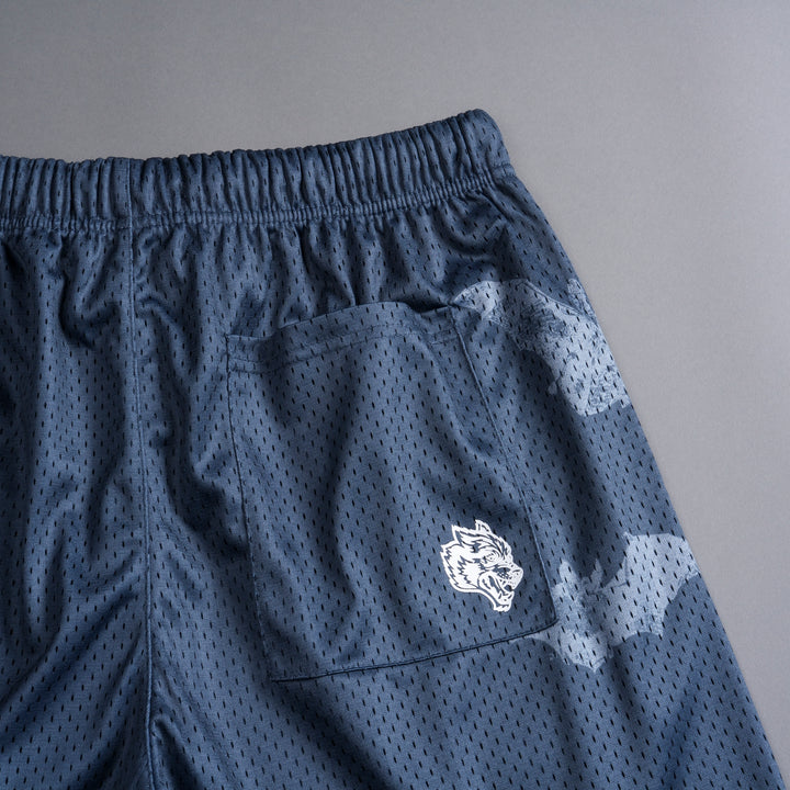 Darc Cave Mesh Shorts in Gotham Blue