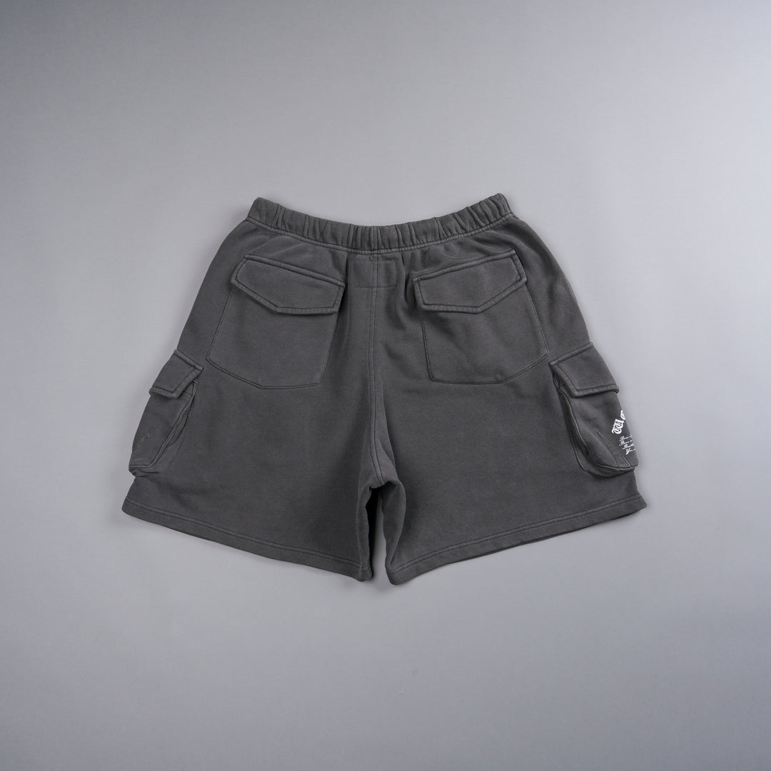 Chopper Batman Cornell Cargo Sweat Shorts in Wolf Gray