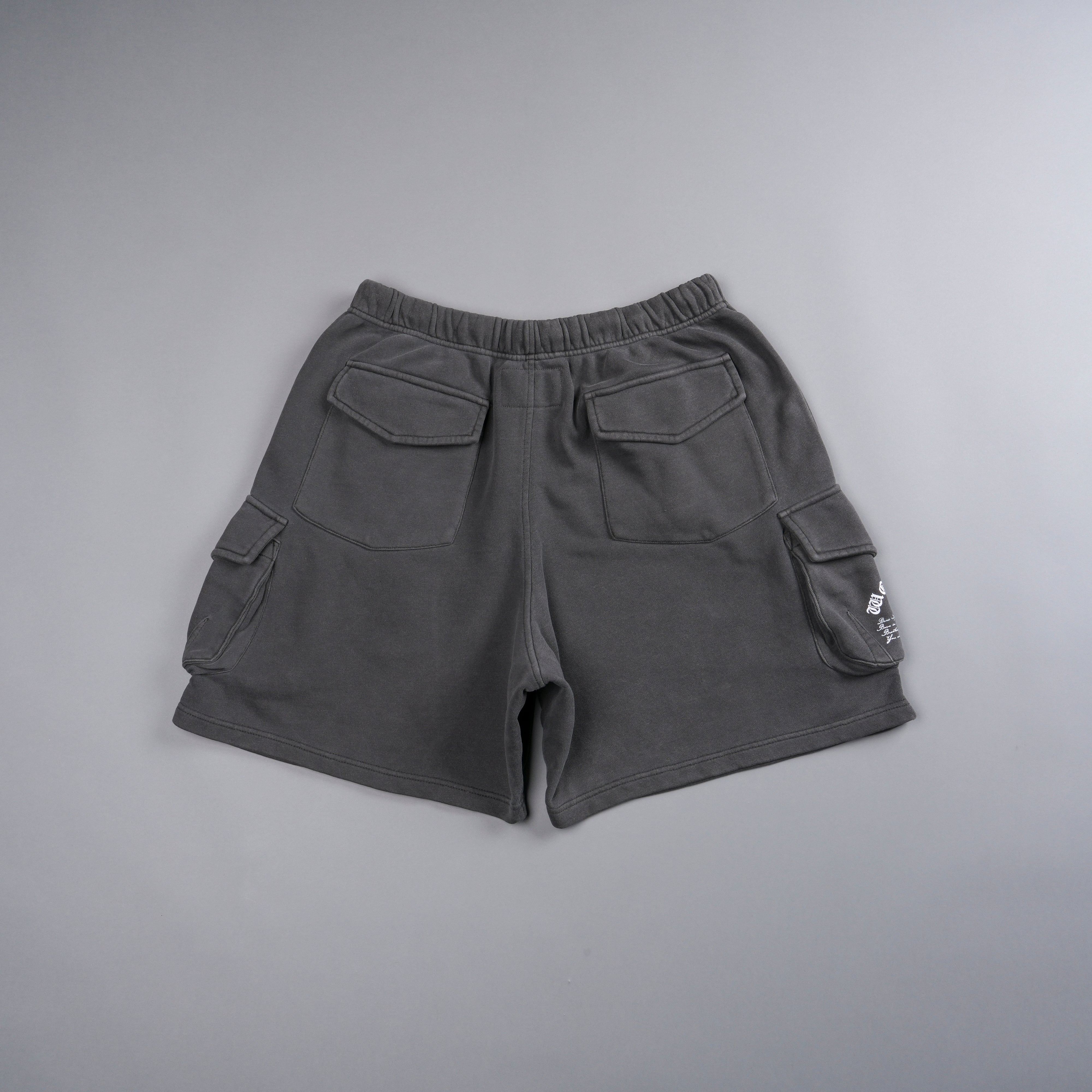 Chopper Batman Cornell Cargo Sweat Shorts in Wolf Gray