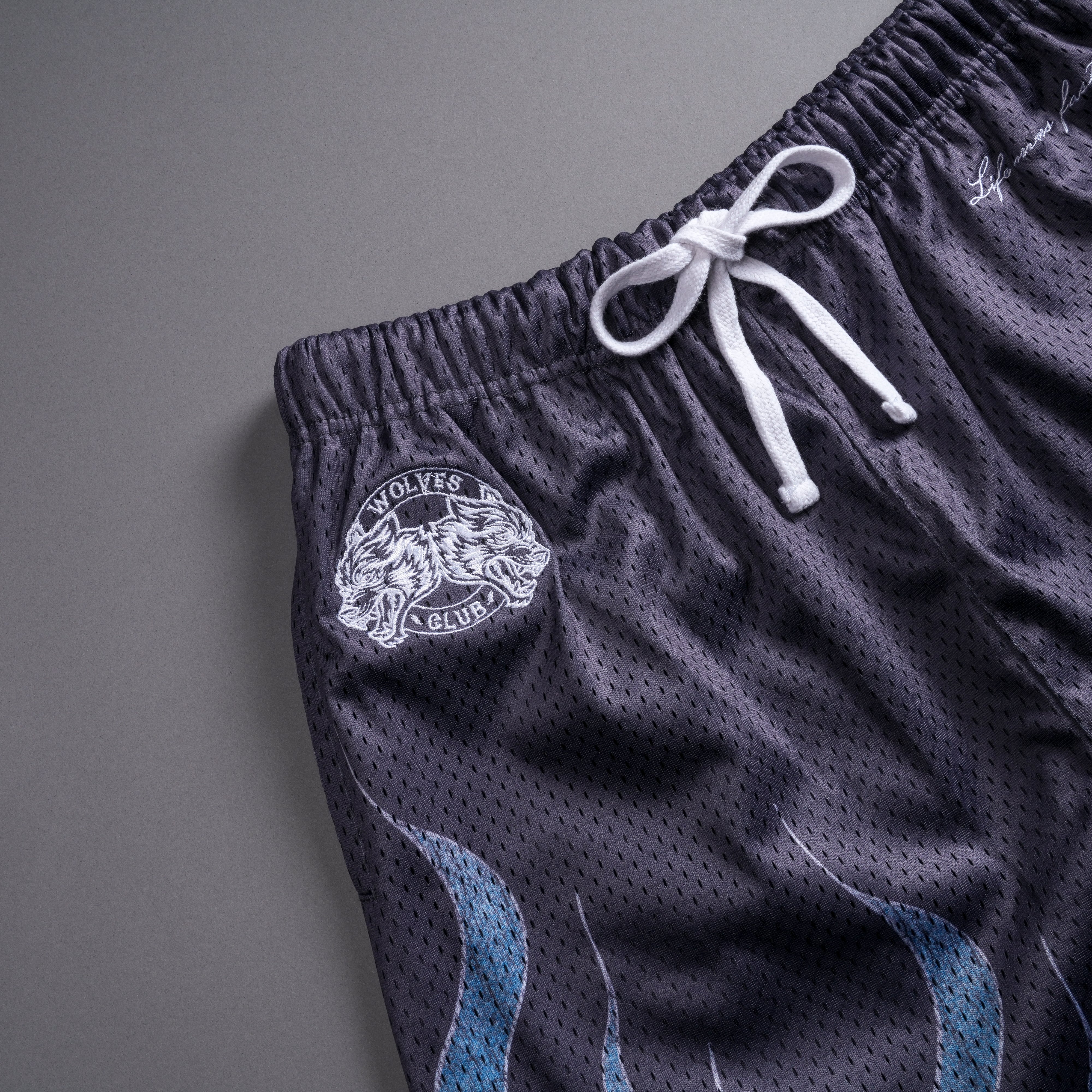 Full Throttle Mesh Shorts in Wolf Gray – DarcSport