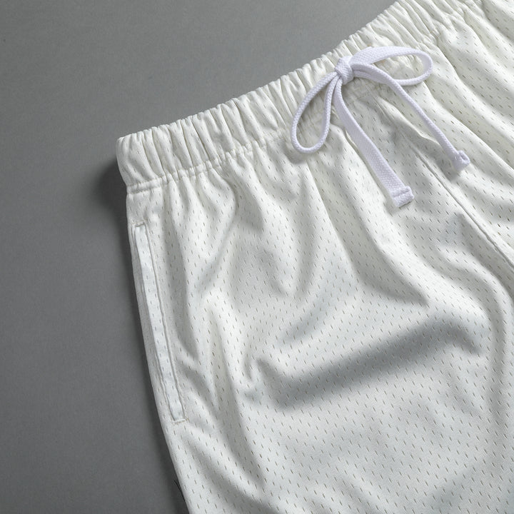 Burn 5" Mesh Shorts in Cream