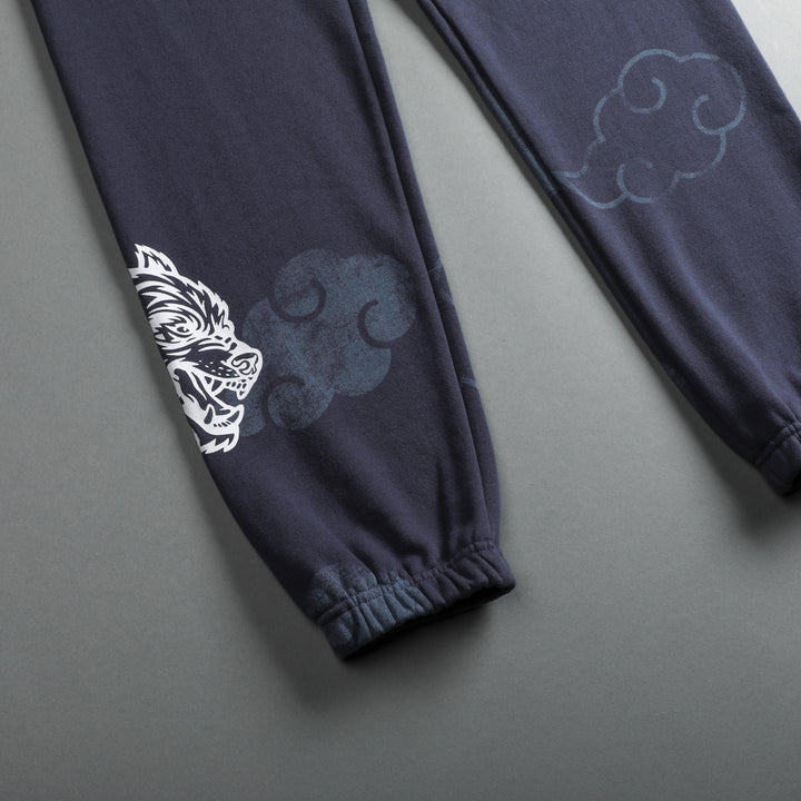 Loyal To The Clouds Post Lounge Sweats in Storm Blue
