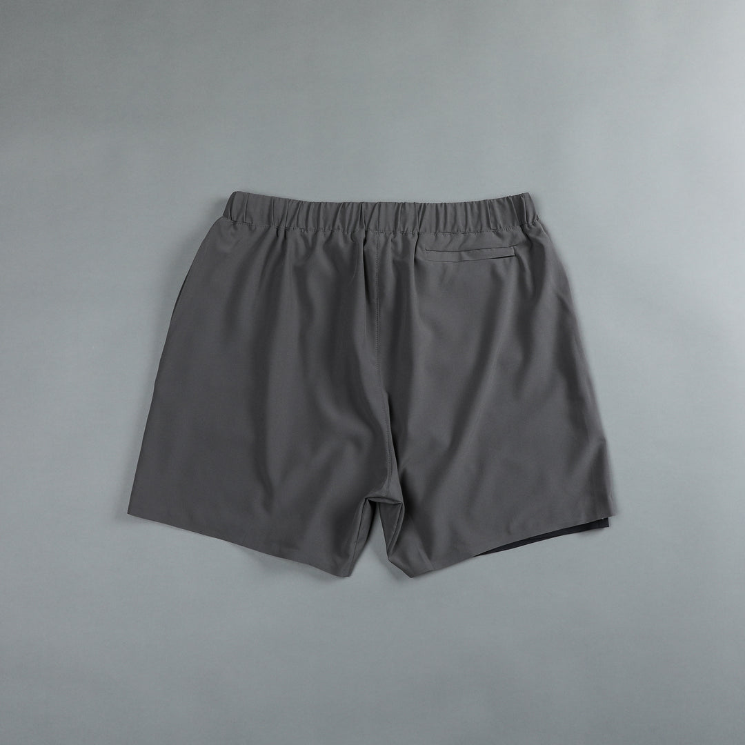 Hardcore Compression Shorts in Wolf Gray