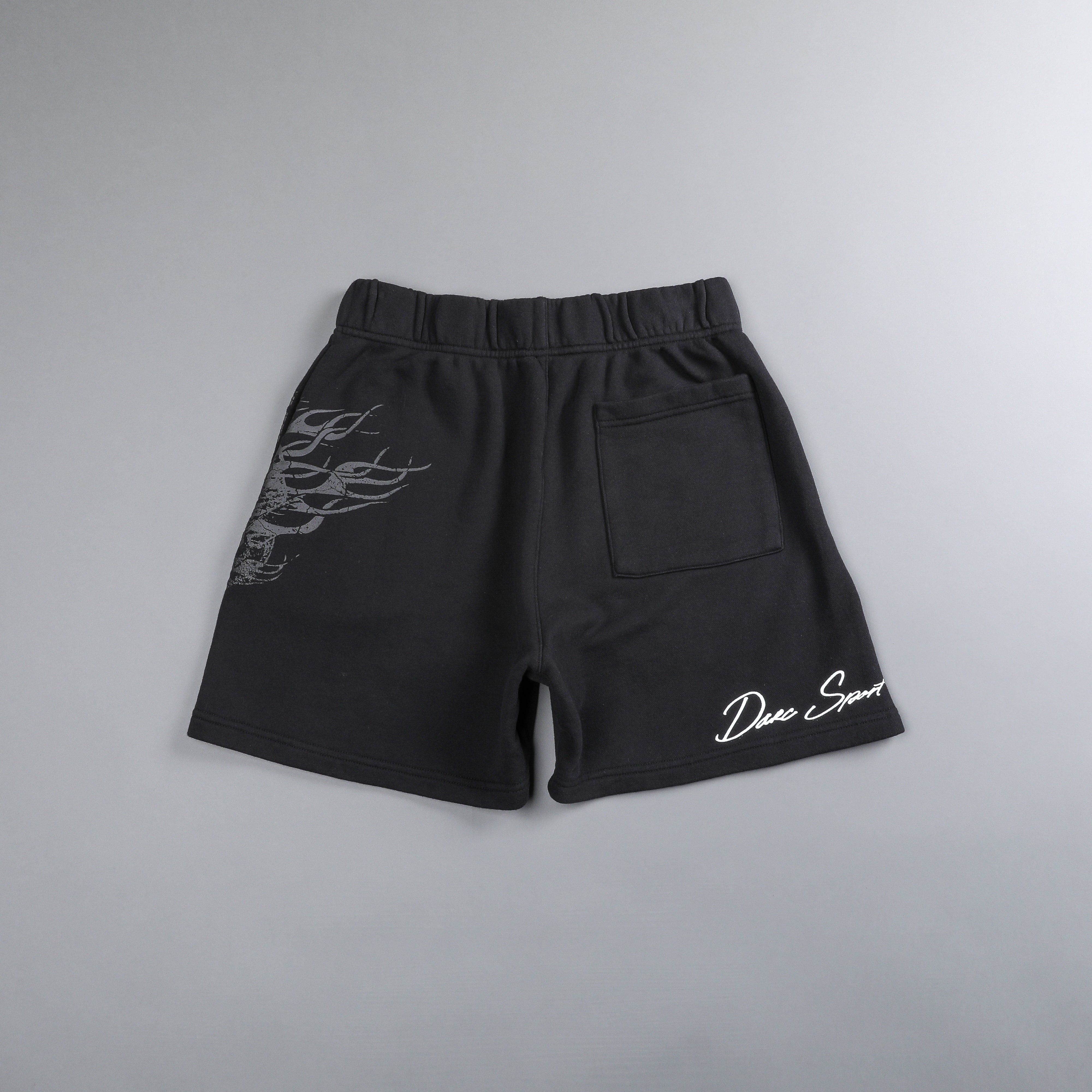 Until Mori Patch Liam Sweat Shorts in Black – DarcSport