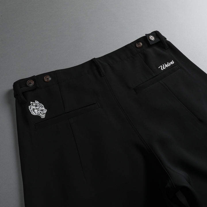 Wolf Head Cambridge Shorts in Black