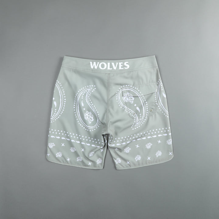 Southwest Stage Shorts in Cactus Gray