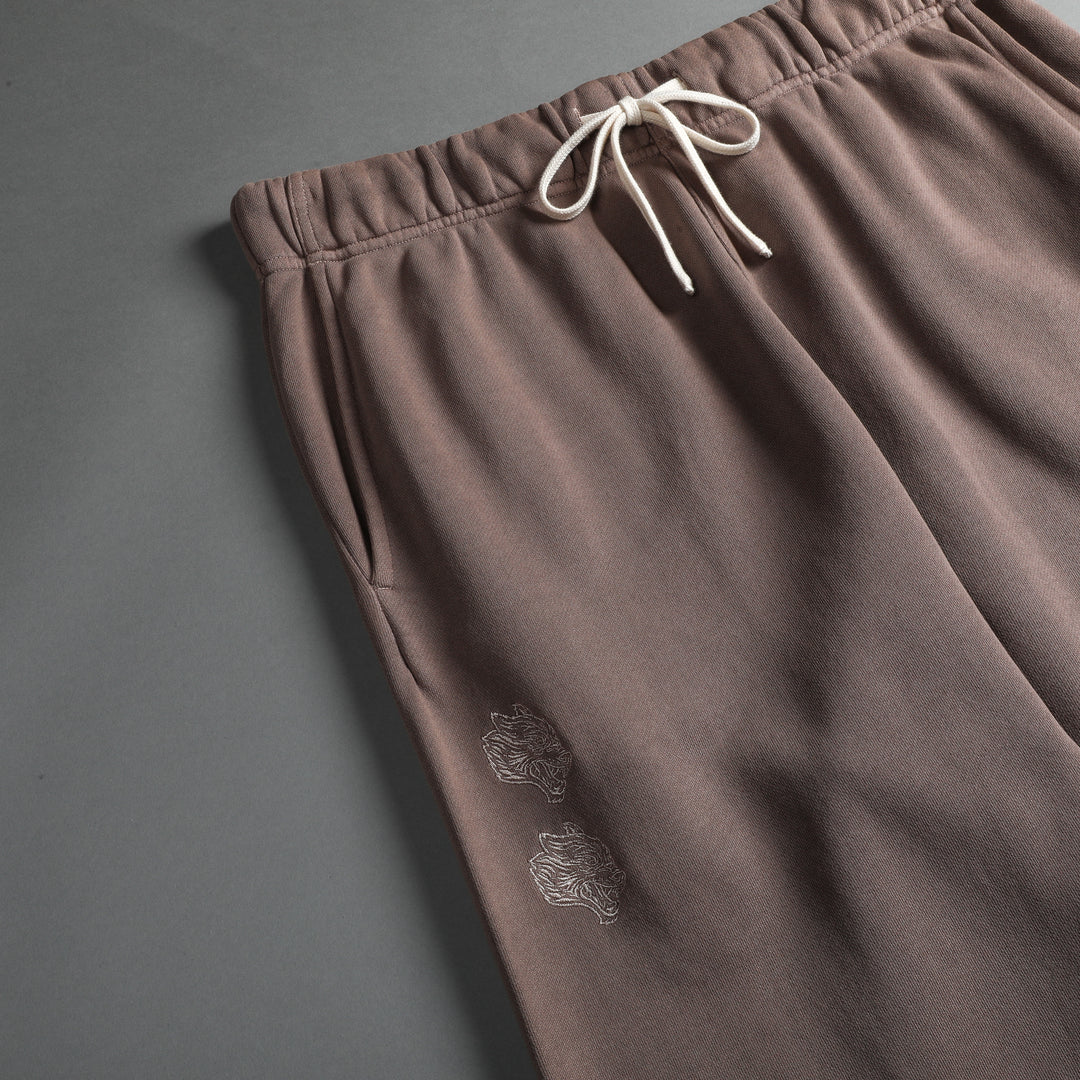Quad Wolf Bigelow Sweats in Mojave Brown