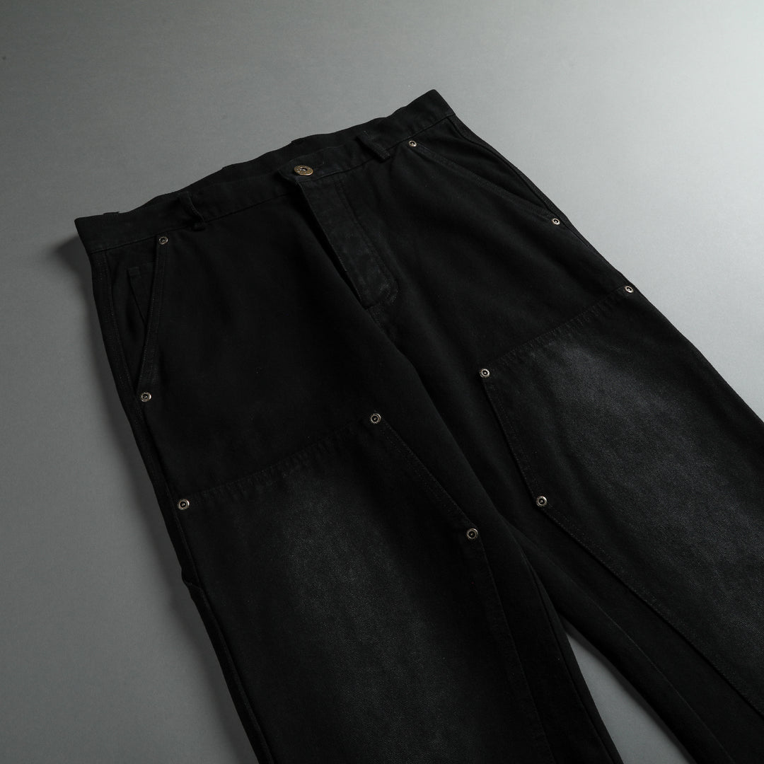 Wolf Head Hoffa Flare Pants in Black