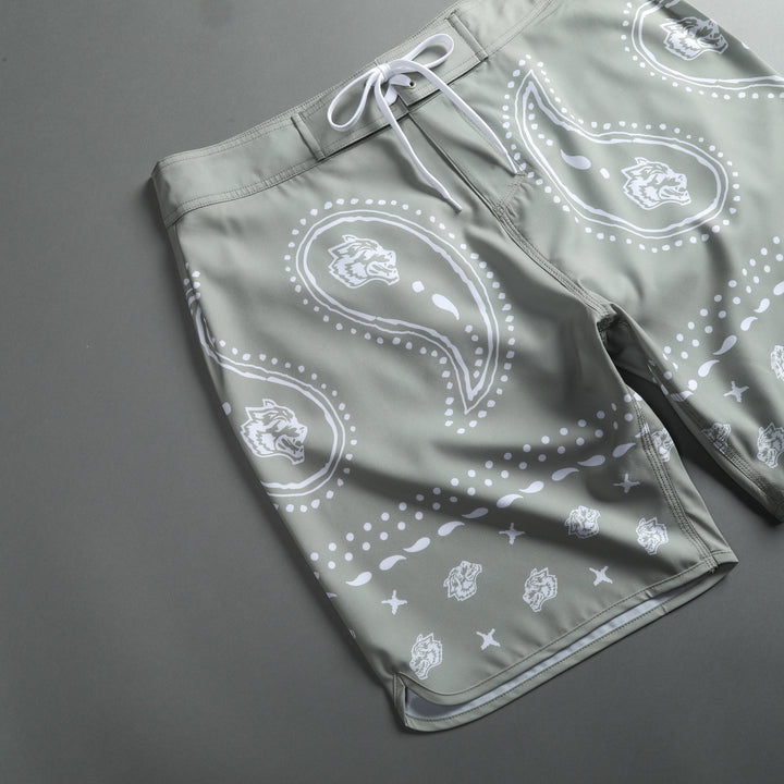 Southwest Stage Shorts in Cactus Gray