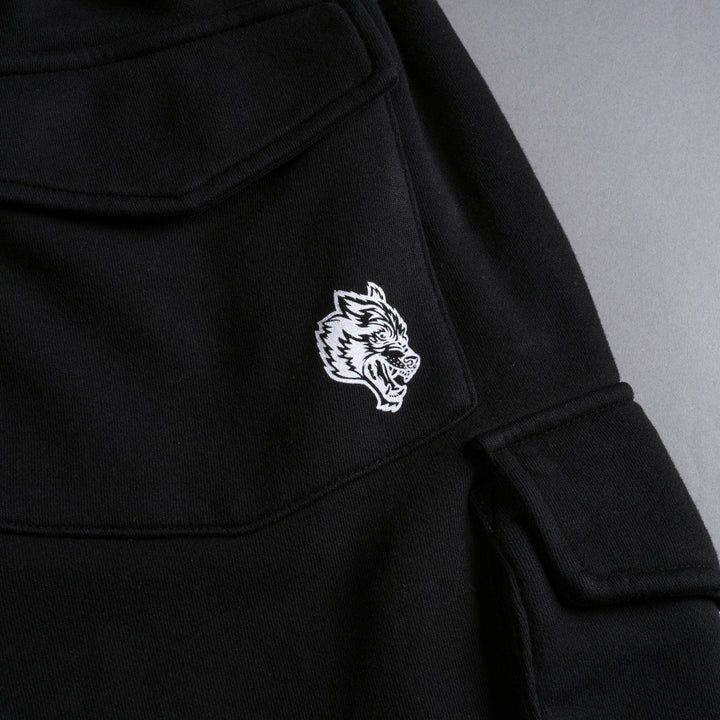 With Honor Cornell Cargo Sweat Shorts in Black