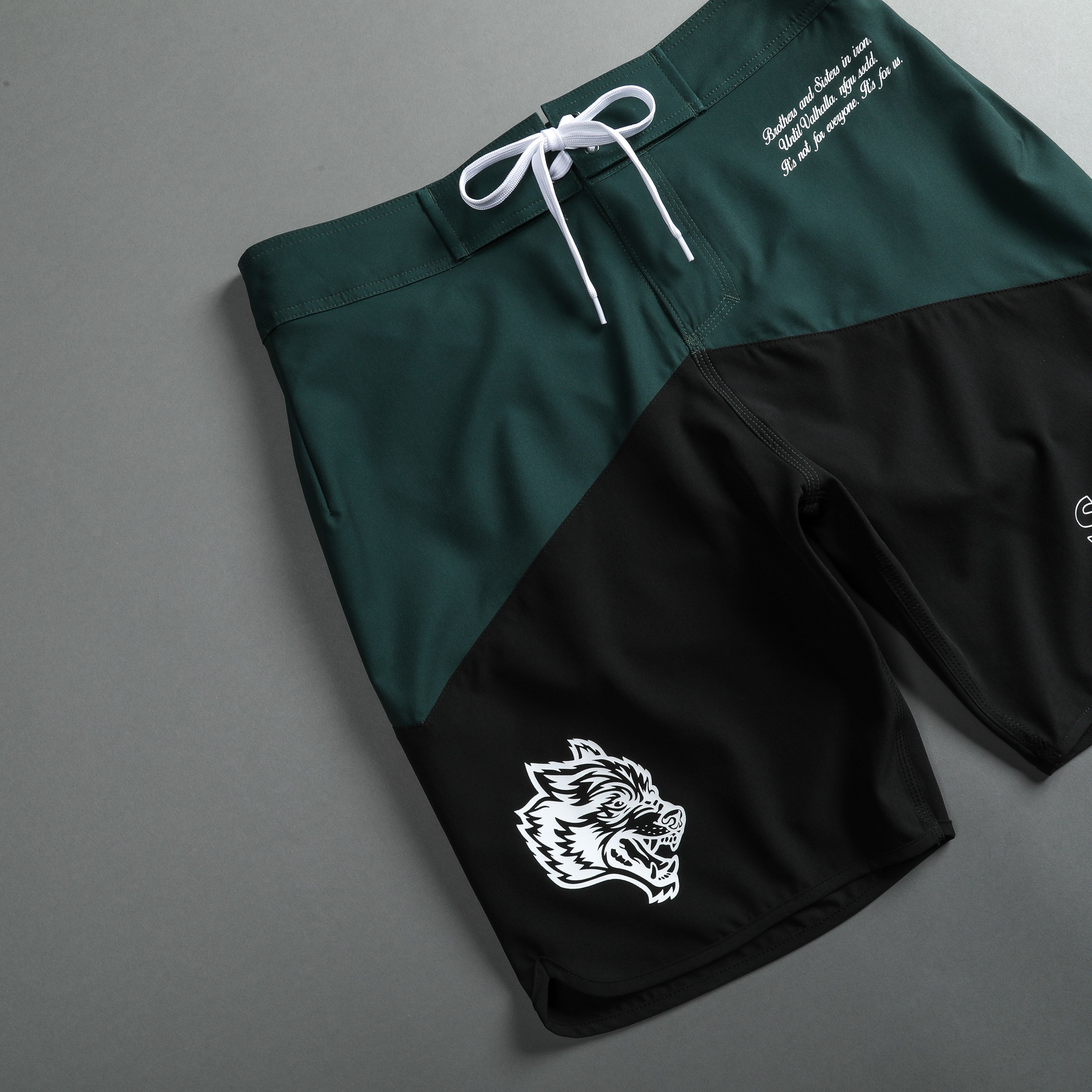 NFGU Until Valhalla Stage Shorts in Norse Green/Black