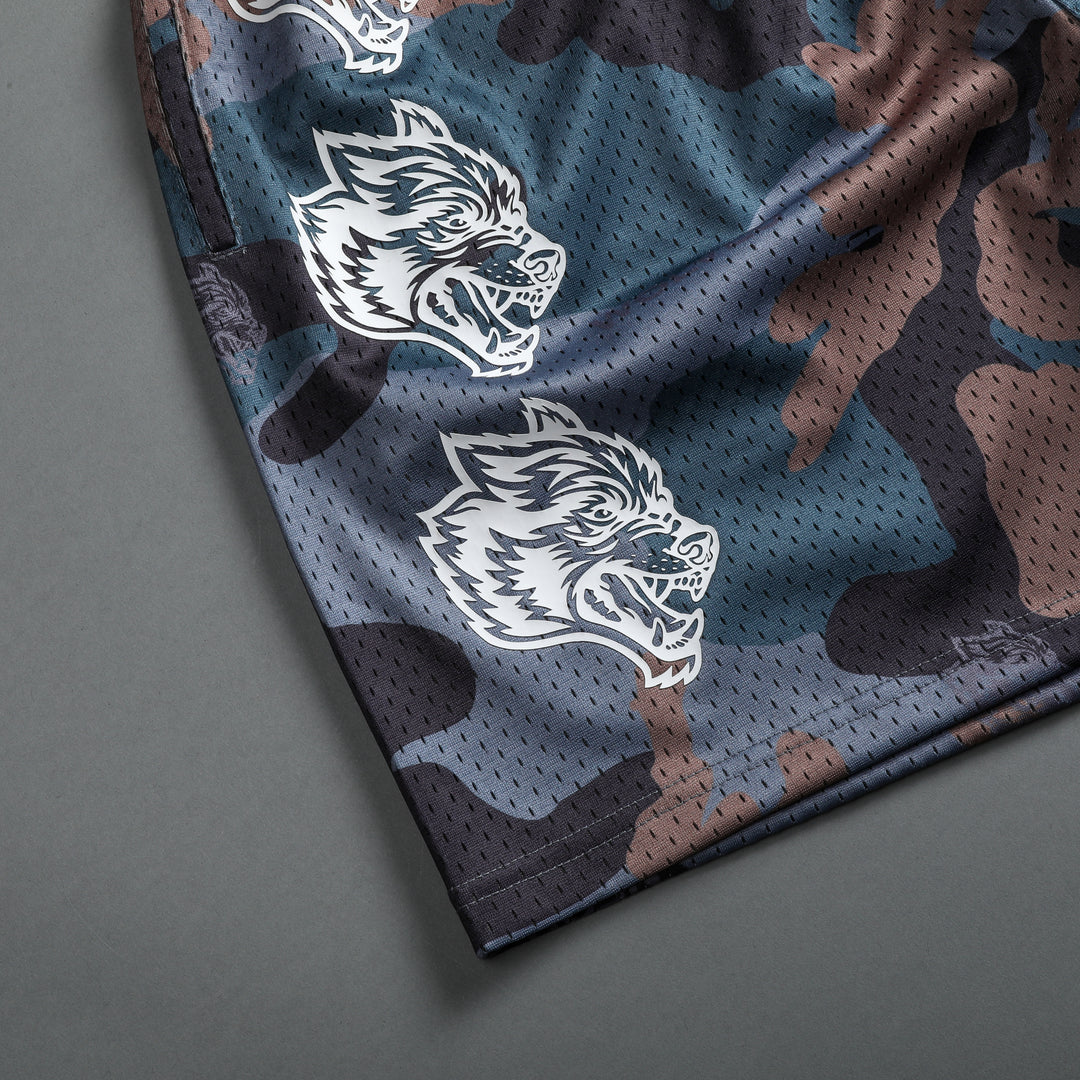 Try Us 5" Mesh Shorts in Norse Woodland Camo