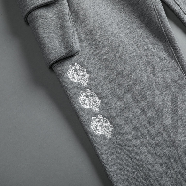 Cerberus Bigelow Cargo Sweat Pants in Athletic Gray