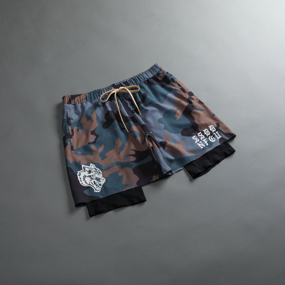 Double Compression Shorts in Norse Woodland Camo