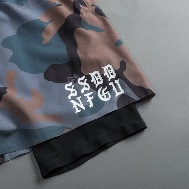 Double Compression Shorts in Norse Woodland Camo