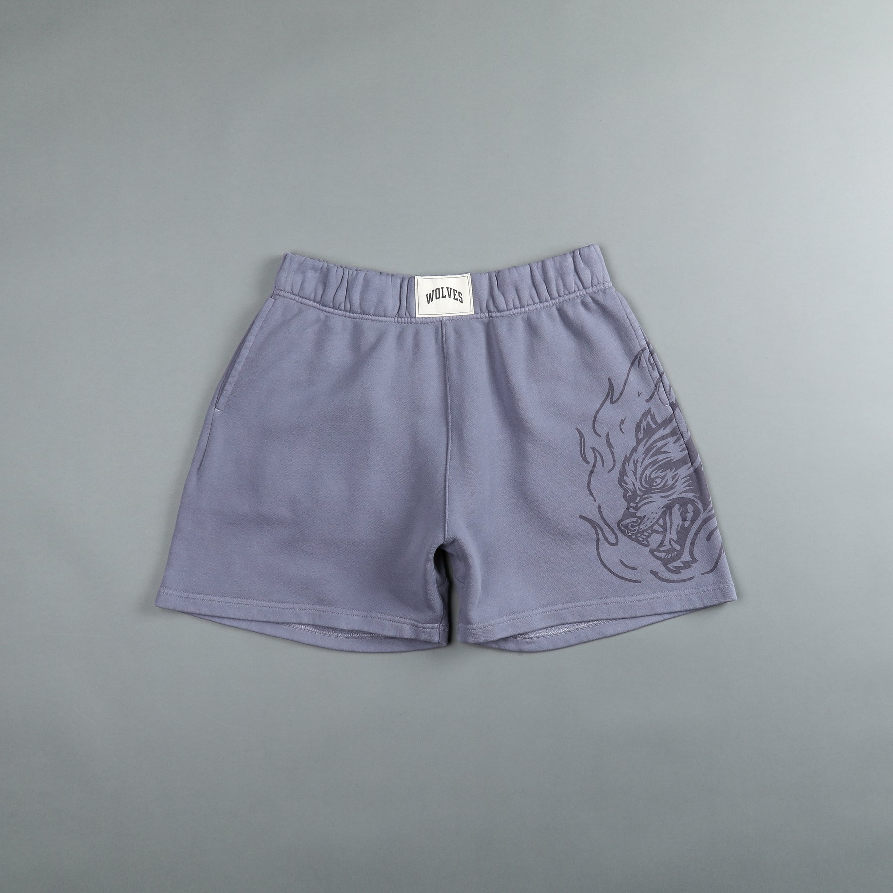 Fired Up Patch Liam Sweat Shorts in Norse Purple – DarcSport