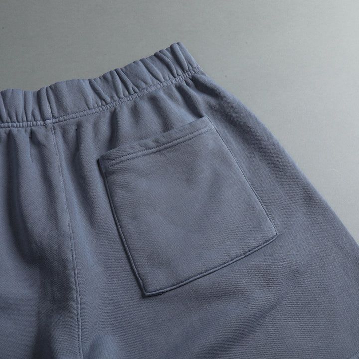 Fired Up Patch Liam Sweat Shorts in Norse Blue