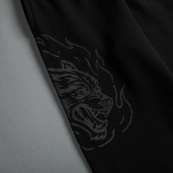Fired Up Premium Post Lounge Sweats in Black
