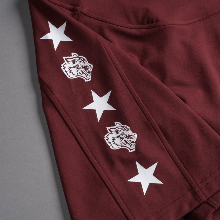 Roadster "Georgia" Energy Shorts in Oxblood