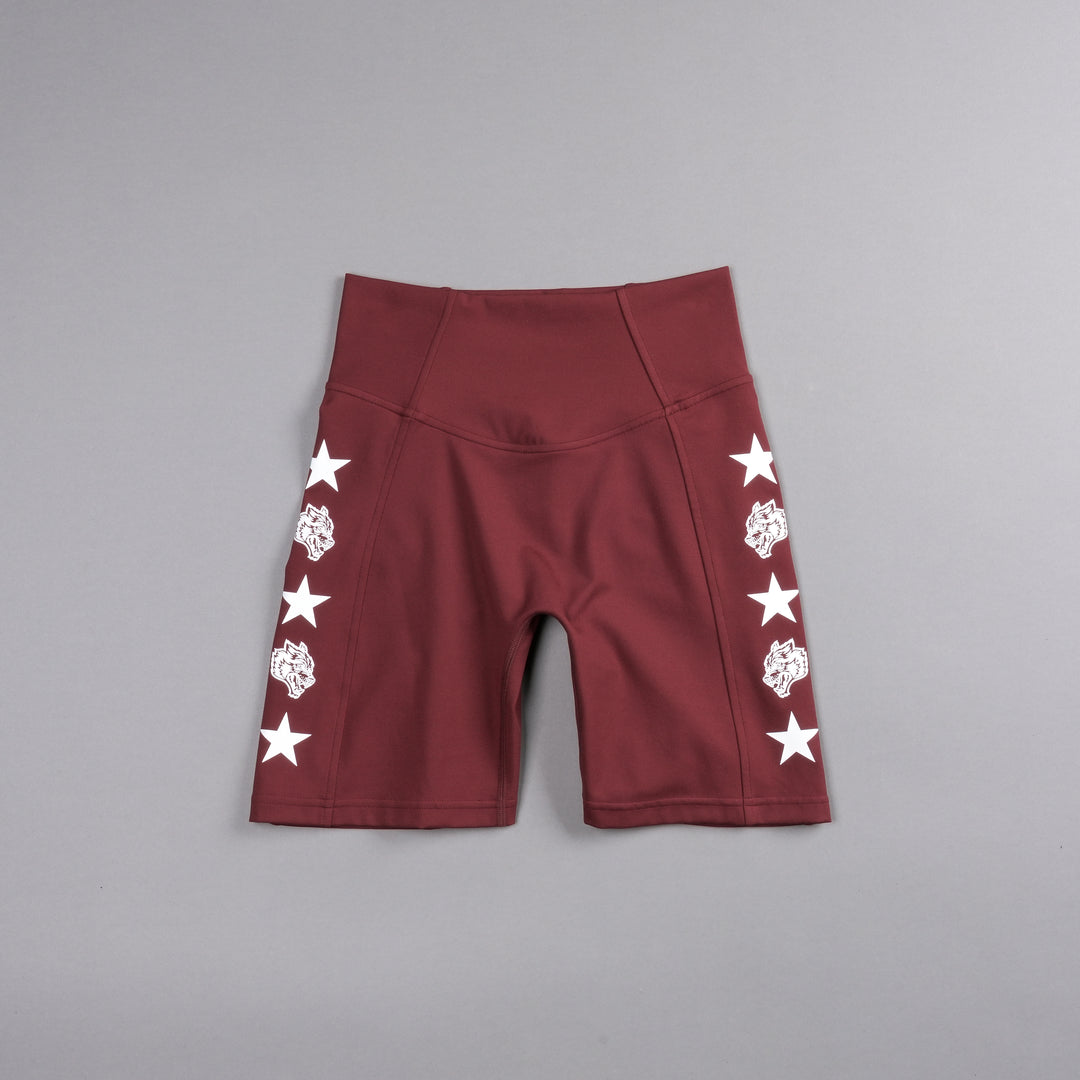 Roadster "Georgia" Energy Shorts in Oxblood