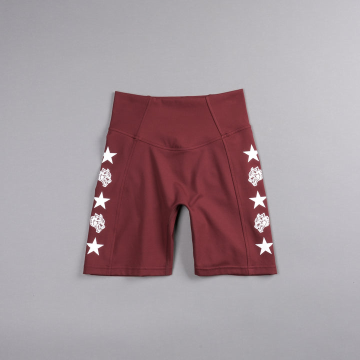 Roadster "Georgia" Energy Shorts in Oxblood