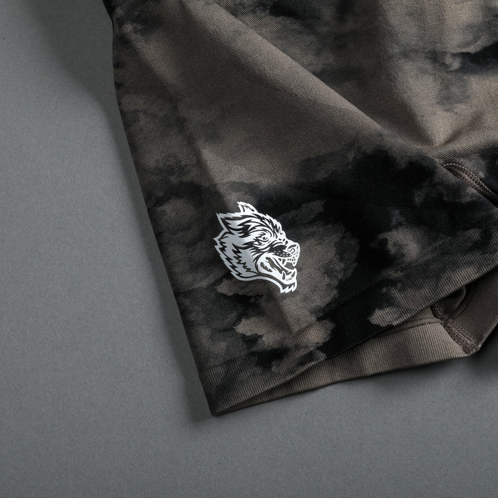 Wolves Forever Everson Seamless "Training" Shorts in Taupe Ghost Clouds