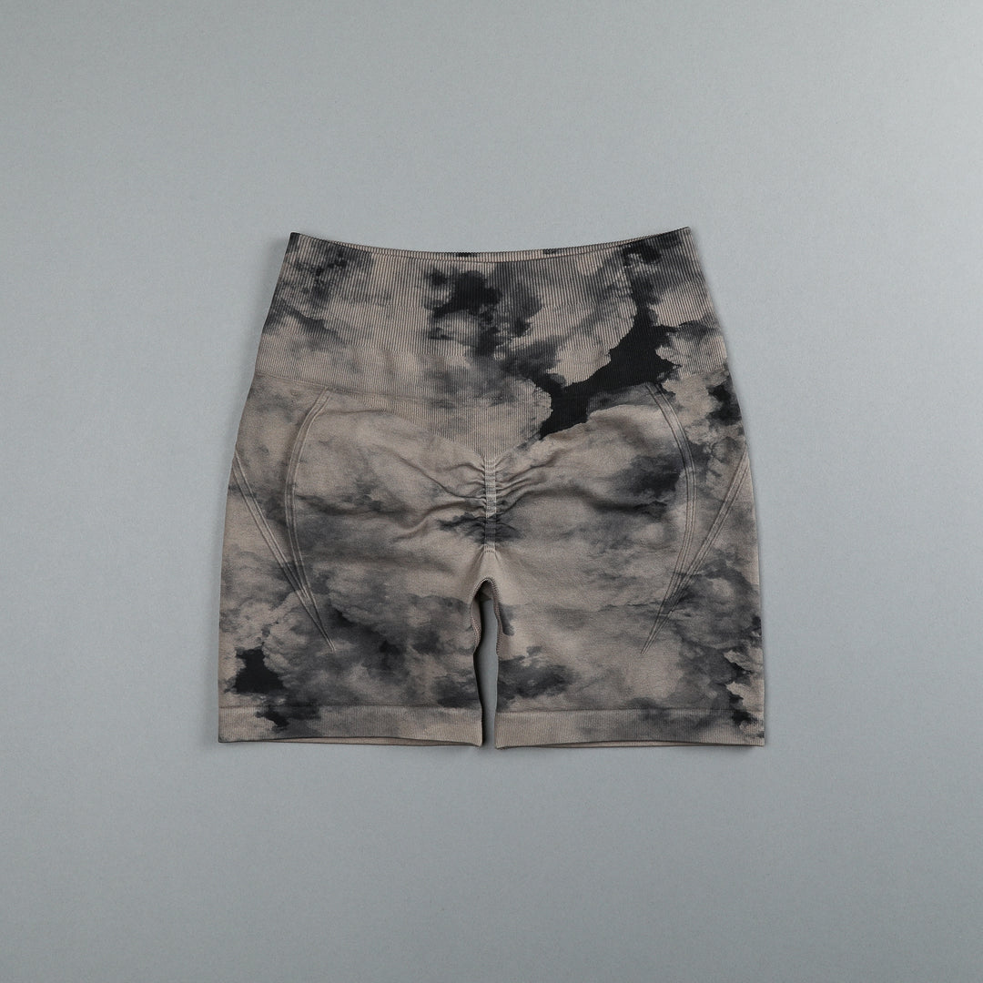 Chopper Everson Seamless "Huxley" Shorts in Taupe Ghost Clouds