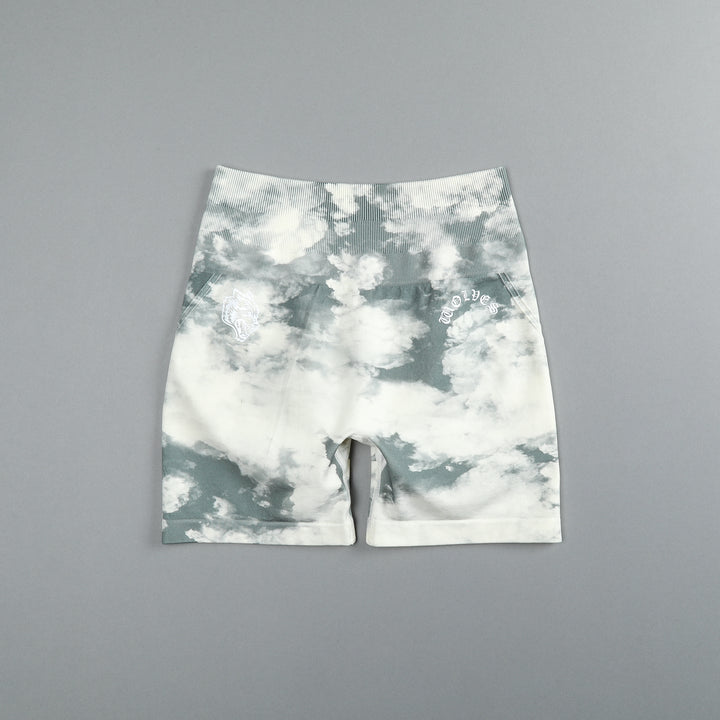 Chopper Everson Seamless "Huxley" Shorts in Rosemary Ghost Clouds